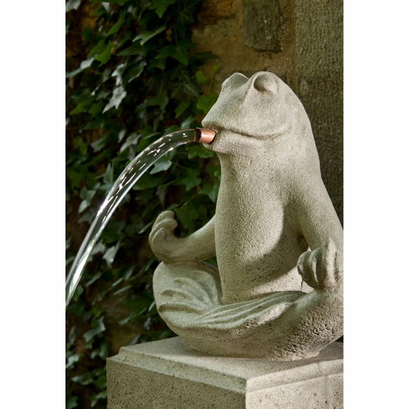 Flash Sale π Floor Campania International Zen Plinth Cast Stone Outdoor Fountain π