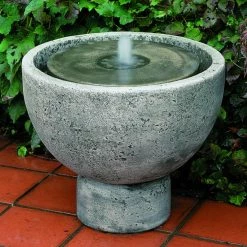 Brand new ⭐ Campania International Rustica Pot Cast Stone Outdoor Fountain ❤️
