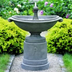Budget 🔔 Floor Campania International Medici Ellipse Cast Stone Outdoor Fountain ✨