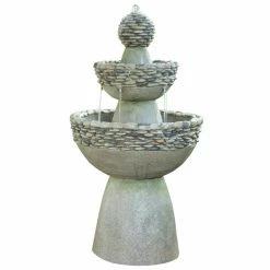 Buy π Floor Peaktop Zen Tiered Outdoor Fountain π₯°