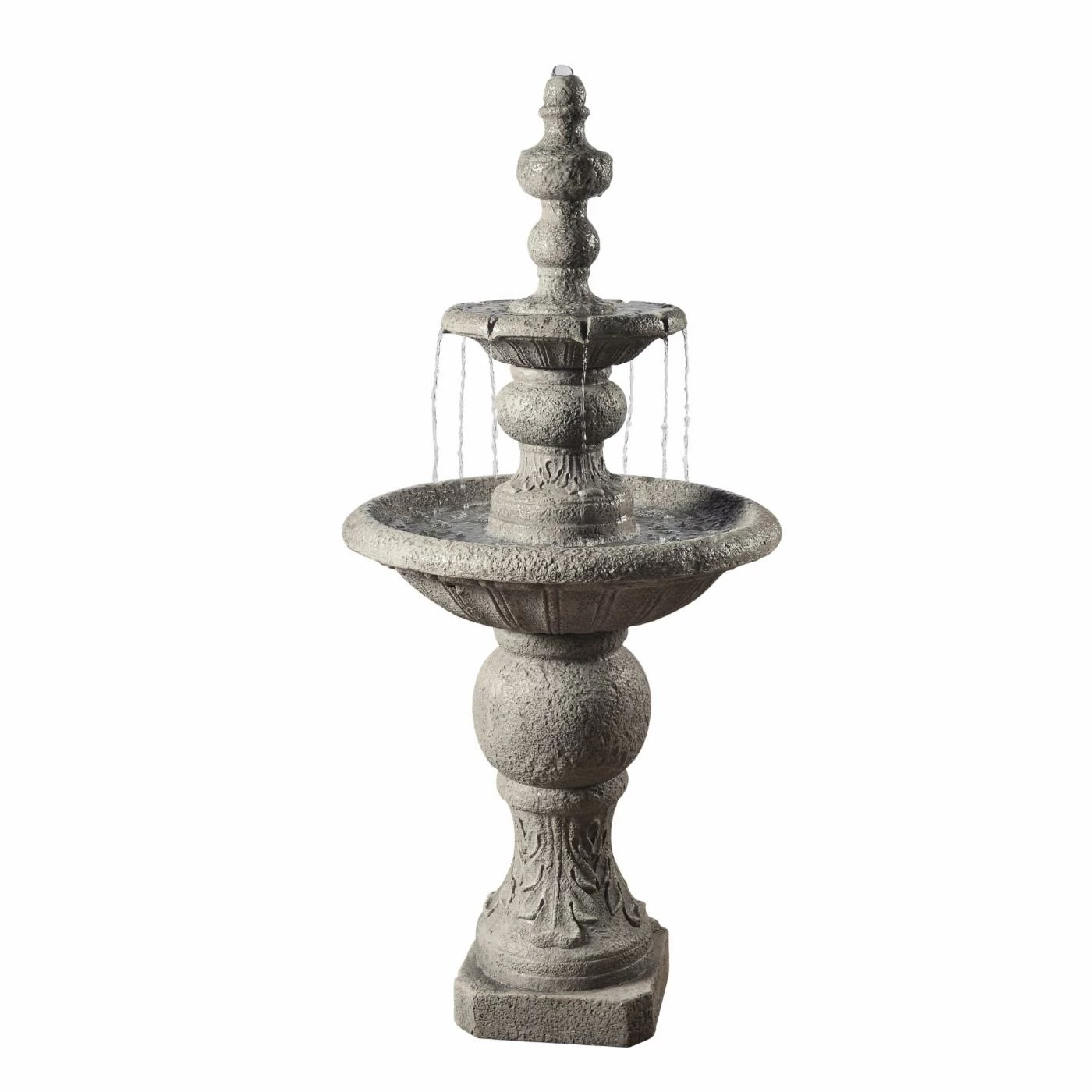 Coupon π Floor Peaktop Outdoor Icy Stone Two Tier Waterfall Fountain βοΈ