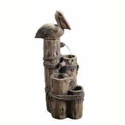Hot Sale β¨ Floor Peaktop Outdoor Pelican Tree Trunk Fountain β