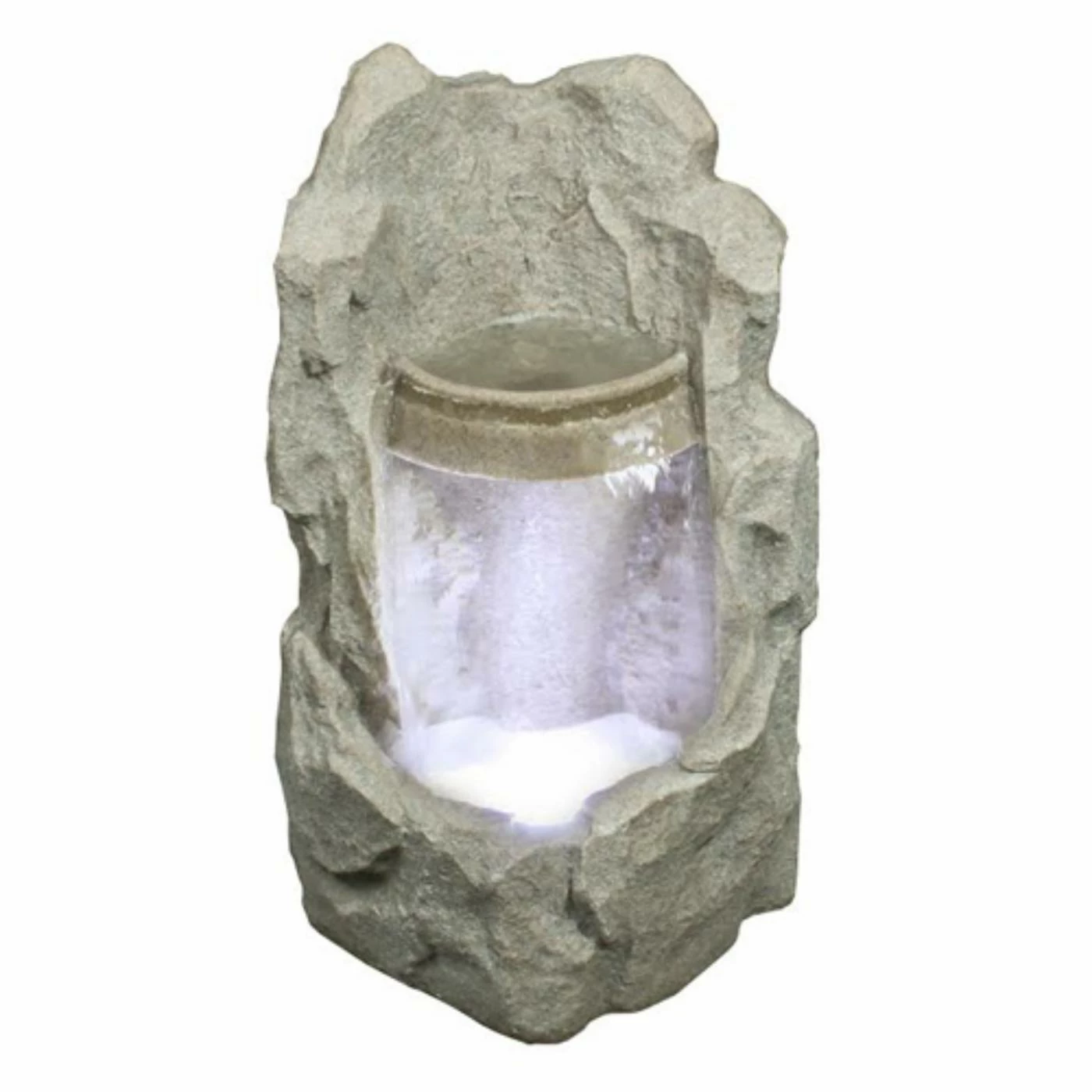 Hot Sale π Lighted Northlight Raised Stone Basin Spring Outdoor Water Fountain π