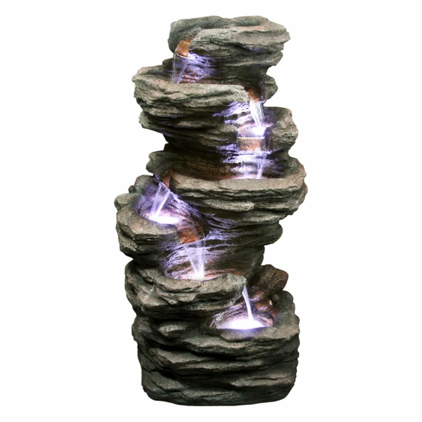 Best reviews of β¨ Lighted Hi-Line Gift Ltd. Seven Level Slate Stone Indoor/Outdoor Fountain With Lights π