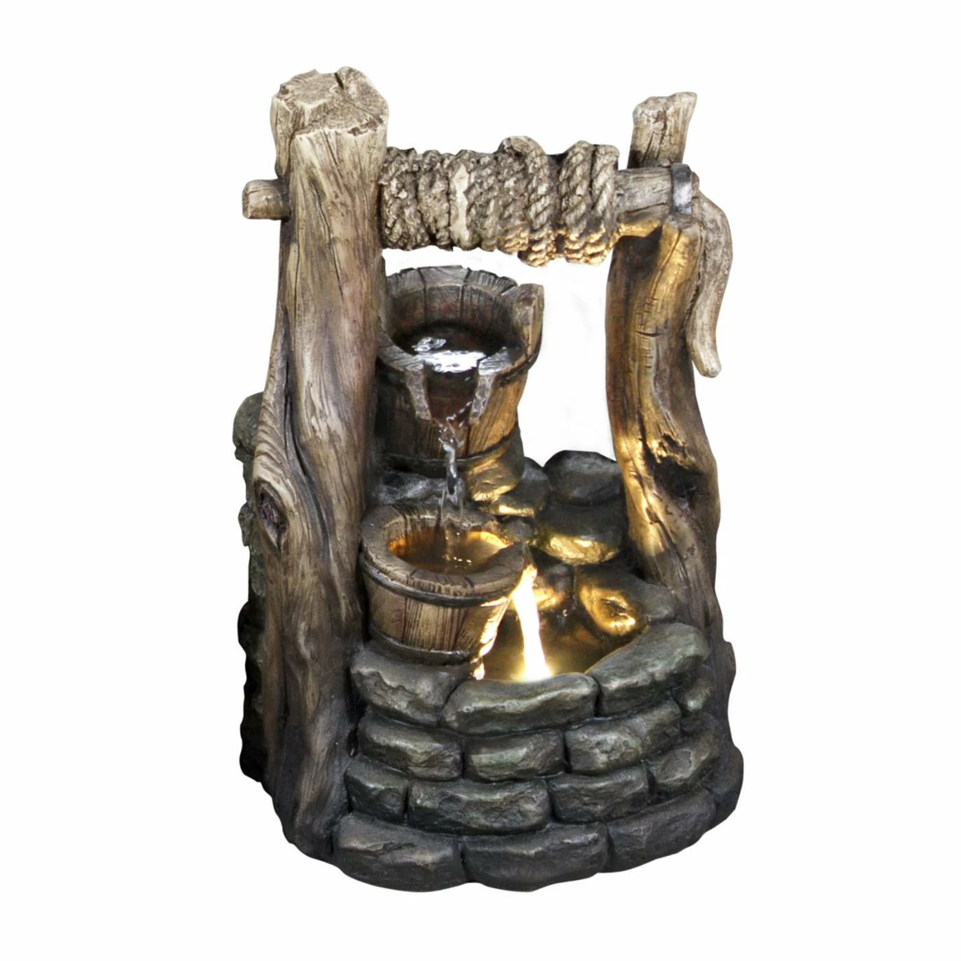 Best deal π Lighted Hi-Line Gift Ltd. Cascading Well Indoor/Outdoor Floor Fountain With LED π