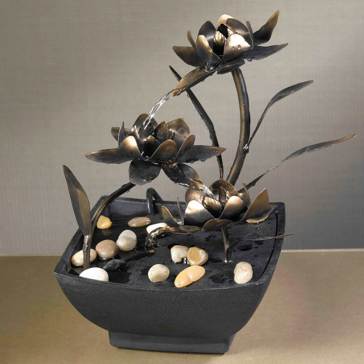 Discount β Jeco Cadono Metal Flower Tabletop Outdoor Fountain π§¨