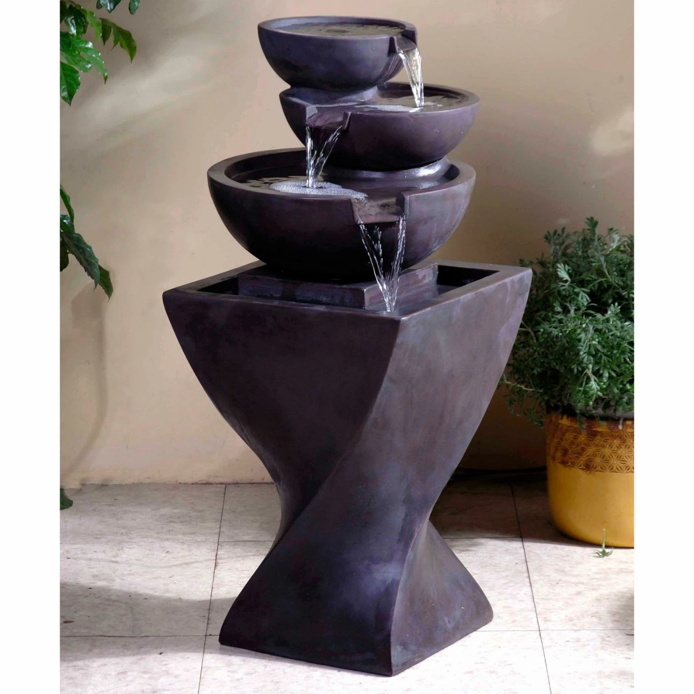Deals β Floor Jeco Modern Tier Bowls Indoor Water Outdoor Fountain π