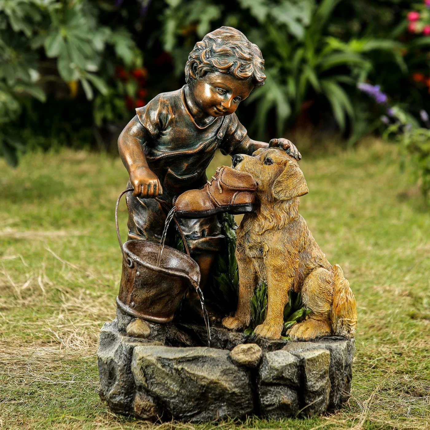 Deals β Floor Jeco Boy Plays With πΆ Dog Water Fountain π§¨