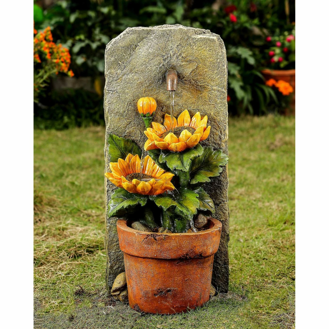 Best deal π Floor Jeco Sunflower Water Fountain π₯