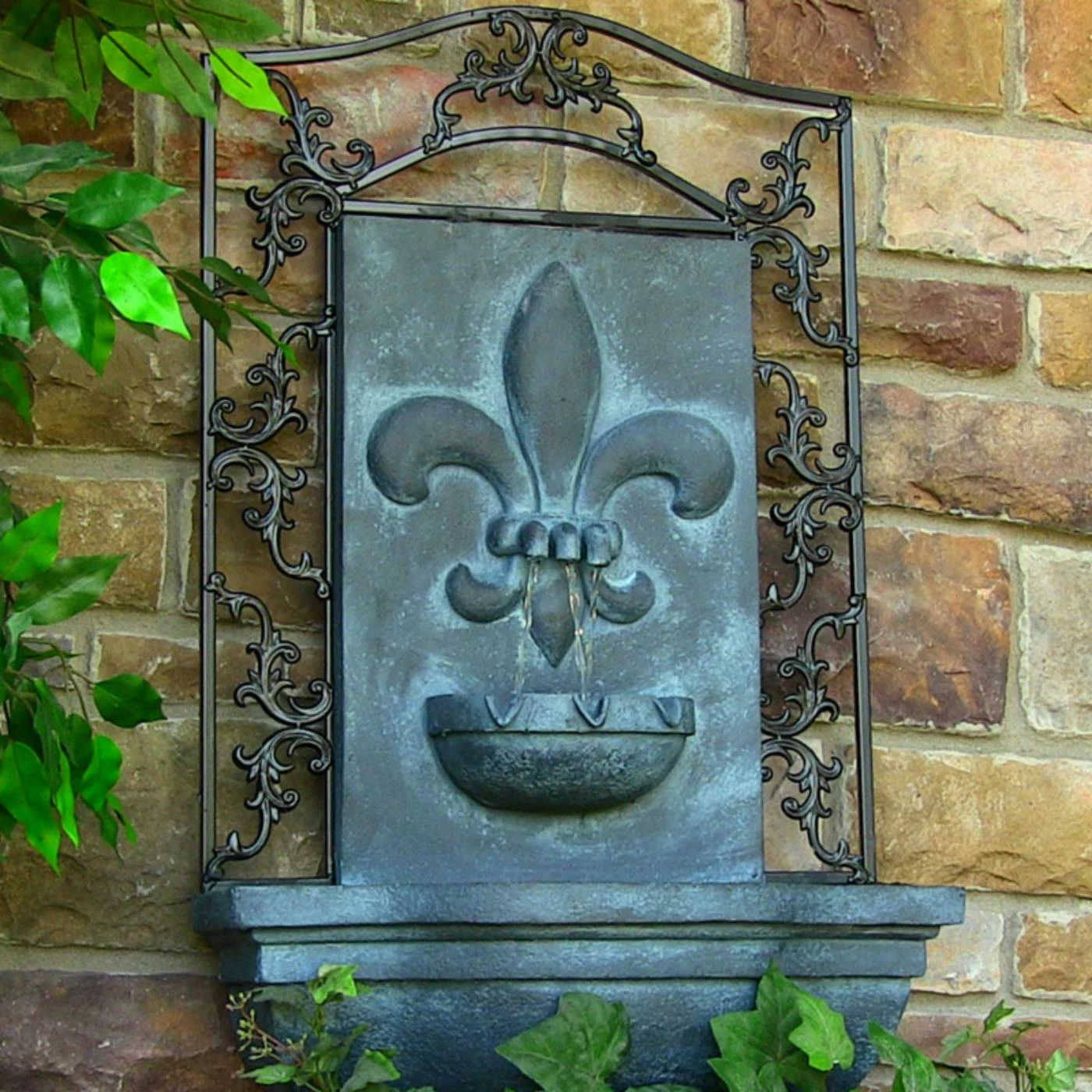 Best deal β Sunnydaze Decor French Lily Outdoor Wall Fountain π
