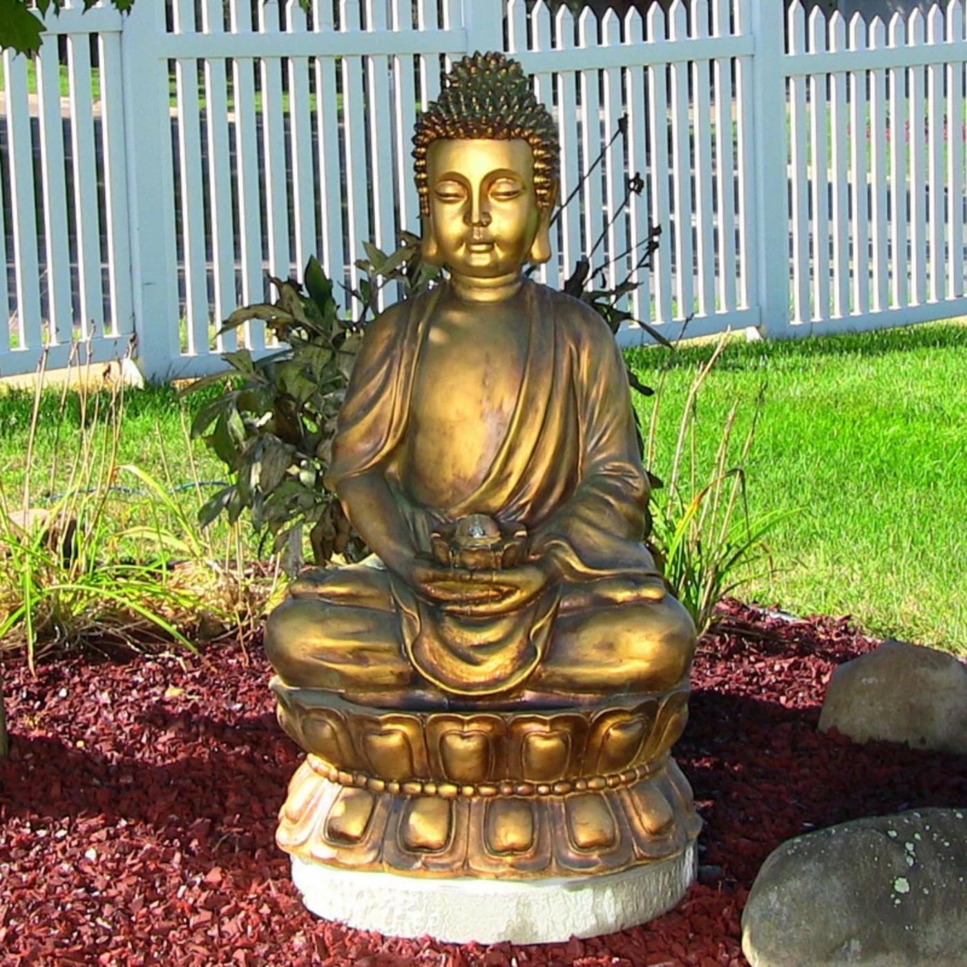 Deals β Sunnydaze Decor Floor Sunnydaze Relaxed Buddha Garden Fountain π