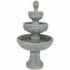 Best reviews of 👍 Sunnydaze Decor Floor Sunnydaze 4 Tier Lion Head Water Fountain ⭐