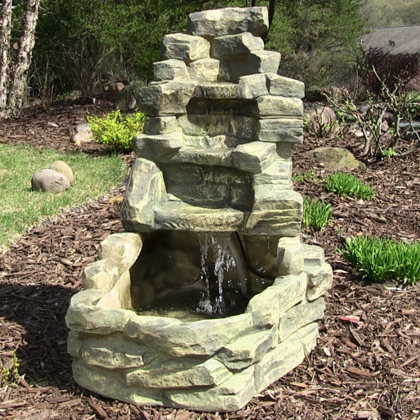 Cheapest β€οΈ Sunnydaze Decor Floor Sunnydaze Stone Falls Outdoor Fountain π