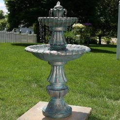 Best Pirce π Floor Sunnydaze Decor Nouveau Tiered Garden Water Fountain π