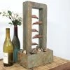 Best Sale ❤️ Sunnydaze Decor 5 Tier Slate Flowing Gardens Indoor Tabletop Water Fountain 🤩