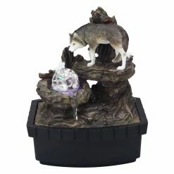Buy 😍 Tabletop Ore International Wolf Table Fountain ✔️