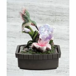 Best Sale ⌛ Tabletop Ore International Hummingbird Table Fountain ⭐