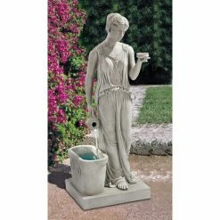 Budget β¨ Floor Design Toscano Hebe Goddess Of Youth Garden Outdoor Fountain π