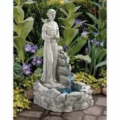 Wholesale π Floor Design Toscano Natures Blessed Prayer St. Francis Sculptural Outdoor Fountain π
