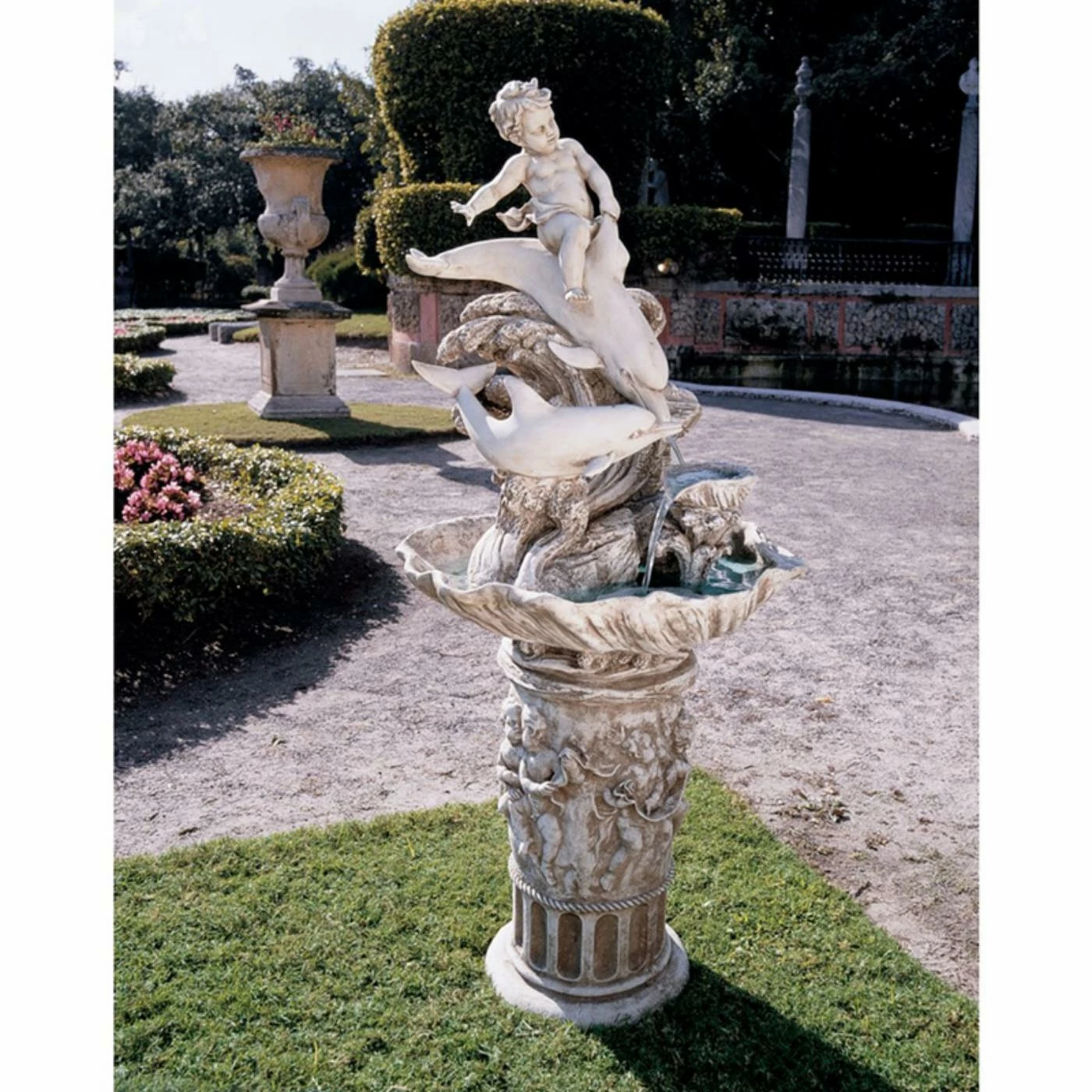 Coupon π Floor Design Toscano Young Poseidon Sculptural Outdoor Fountain π€©