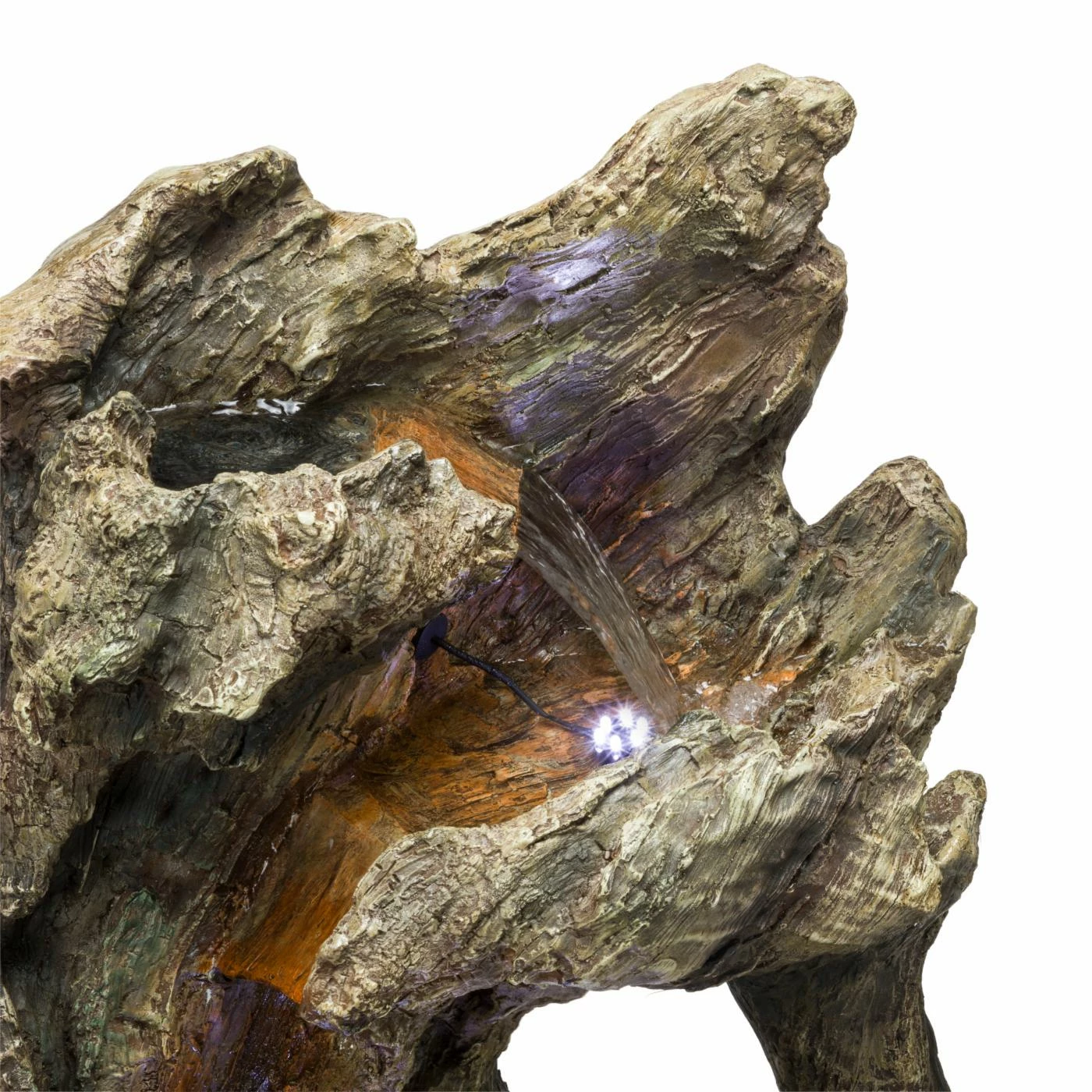 Hot Sale ❤️ Lighted Alpine Polyresin Nature Outdoor Fountain With LED Lights ❤️ - Image 5