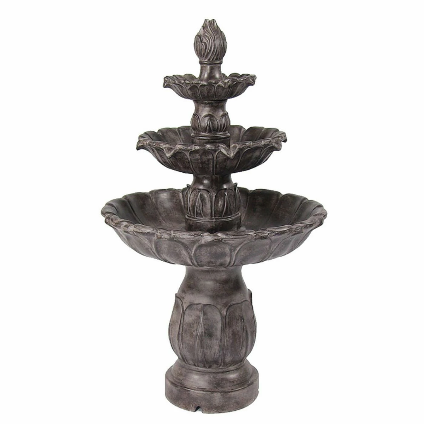 Flash Sale π Sunnydaze Decor Sunnydaze Classic Tulip 3 Tiered Outdoor Water Fountain π - Image 5