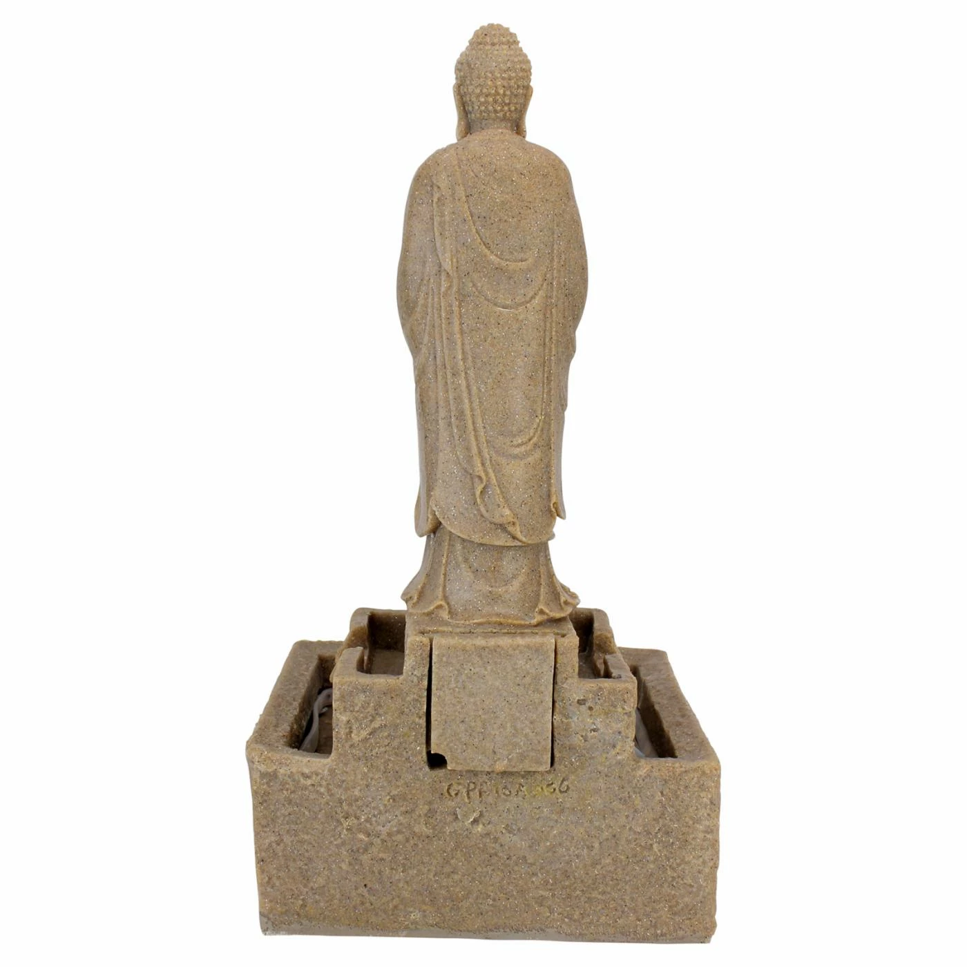Flash Sale π Lighted Design Toscano Earth Witness Square Buddha Illuminated Garden Fountain βοΈ - Image 5