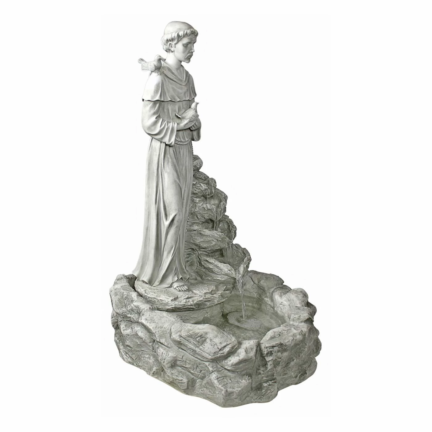 Wholesale π Floor Design Toscano Natures Blessed Prayer St. Francis Sculptural Outdoor Fountain π - Image 5